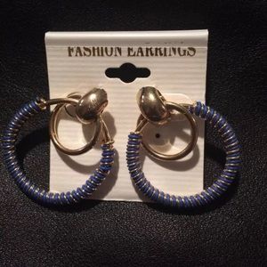 3 new double hoop fashion earrings