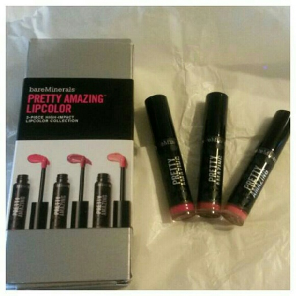 bareMinerals Other - FALL SALE: 6/1 HP! BareMinerals 3-piece lip set