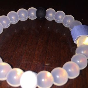 Small clear white Lokai