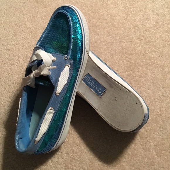 SALE! Aquamarine Sperry Top-Siders - Picture 4 of 4