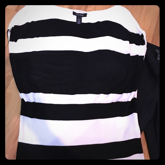 White House Black Market striped top