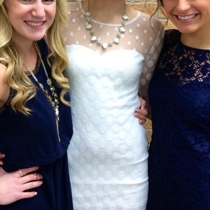 Lace Polka Dot Dress