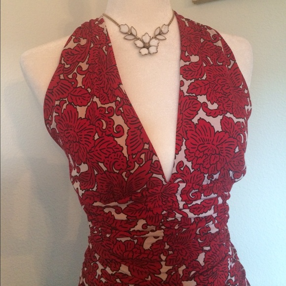 Lily Dresses & Skirts - Sale 😍 Red Halter Style Party Dress by Lily
