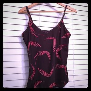 Lucy workout tank with built-in shelf bra
