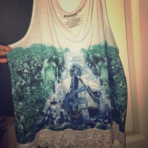 graphic tank top