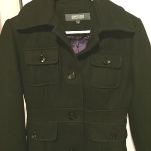 Kenneth Coal Reaction wool trench coat