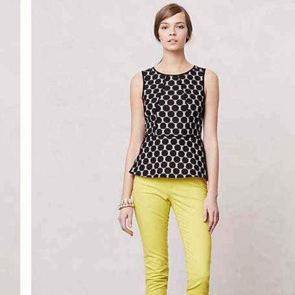 Anthropologie Tops - Weston Wear peplum top SZ small nwot