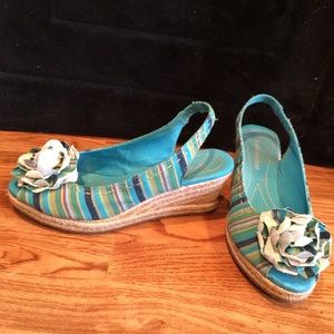 Multicolored wedges.