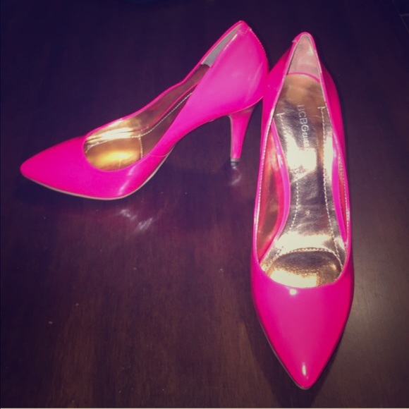 BCBGeneration Hot Pink Heels