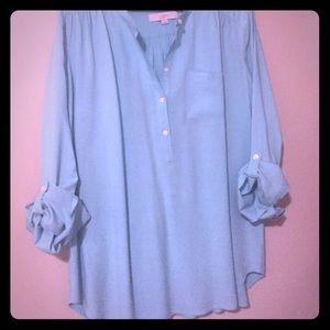 Ann Taylor LOFT tunic, sea foam