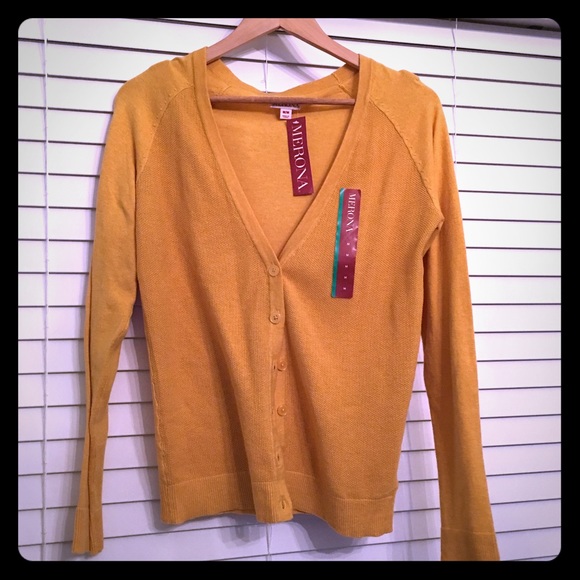 Gold/mustard Merona cardigan