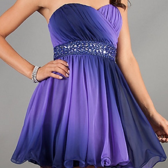 Homecoming/Prom Ombre Dress