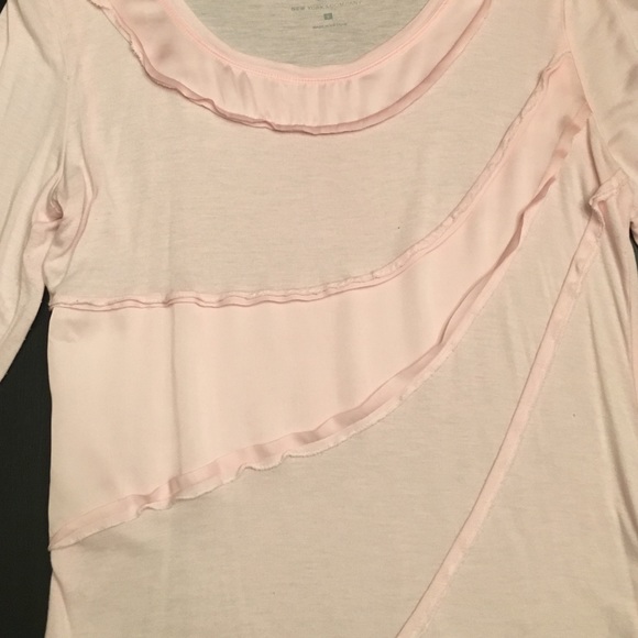 Pink three quarter length sleeve blouse - Picture 2 of 3