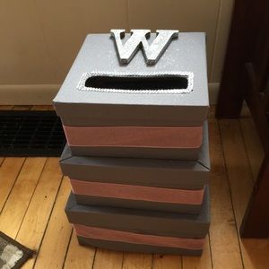 Card box for wedding.