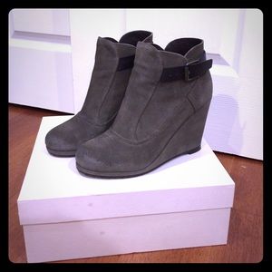 All Saints Ankle Wedge Booties, 39