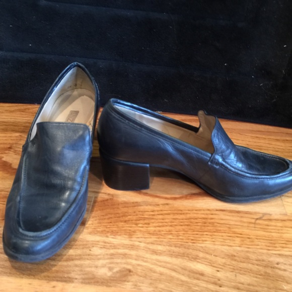 Leather loafers.