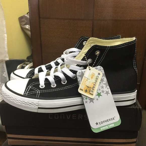 High top converse.