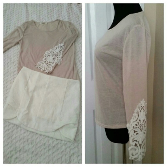 White Mini Skirt - Picture 4 of 4