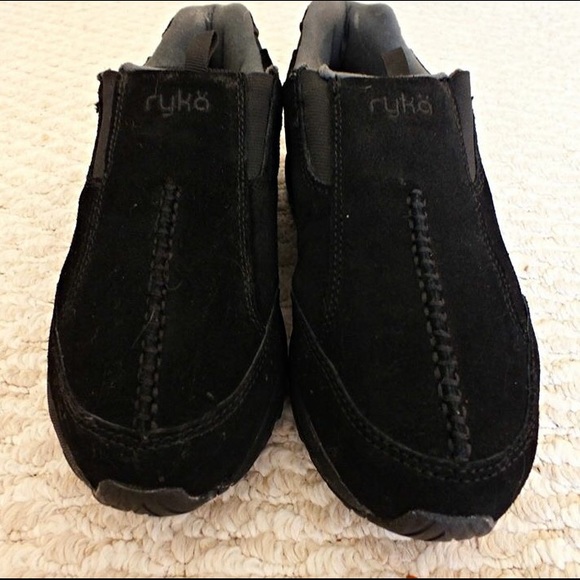 Brand New Black Ryka Black Suede Sneakers