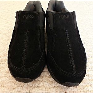 Brand New Black Ryka Black Suede Sneakers