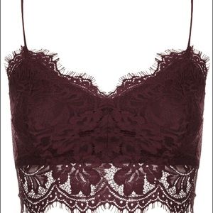 Topshop Petite lace bralette