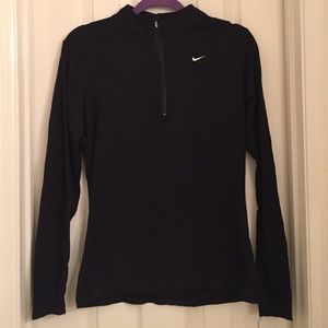 Nike fit dry quarter zip workout shirt
