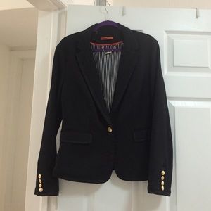 Barami black blazer with gold buttons, Large