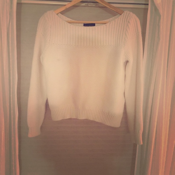 BR cable knit sweater