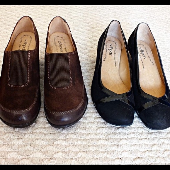 TWO PAIRS NEW SOFT SPOTS 8.5 WIDE