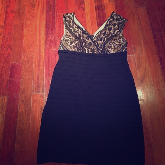 Adrianna Papell Dresses & Skirts - Sexy black dress by Adrianna Papell (plus size)