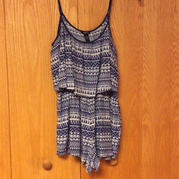 Blue romper