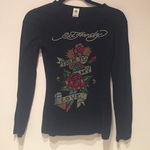 Ed Hardy true to my love long sleeve