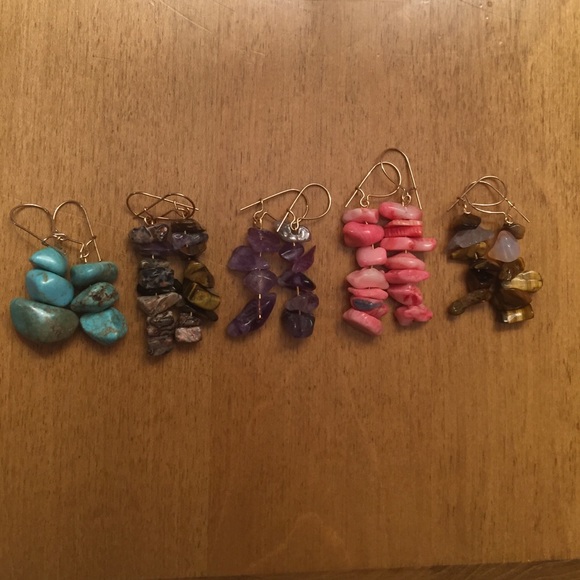 Earrings! Real stone!