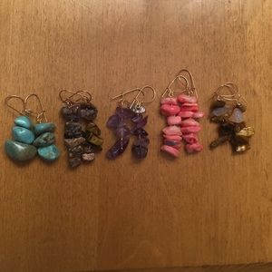 Earrings! Real stone!