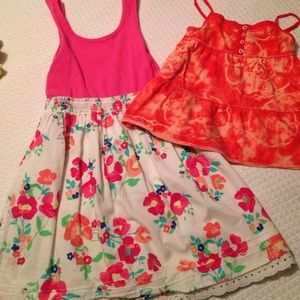 Dress and tank top