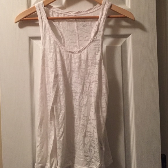 White athletic shirt