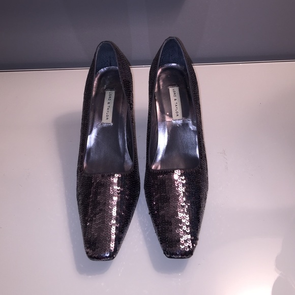 Lord & Taylor Sequined Heels