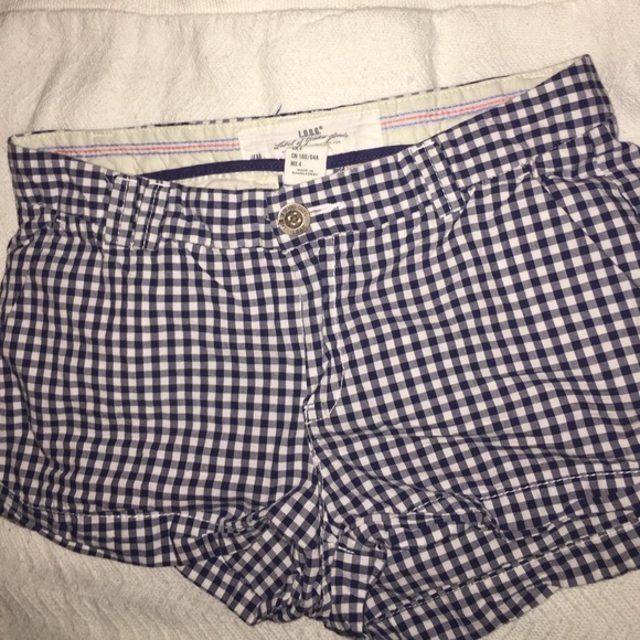 Checkered shorts