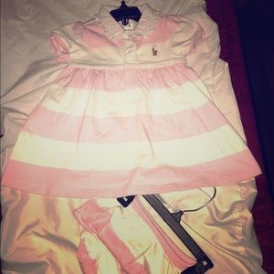 Pink and White Ralph Lauren Dress (Baby)