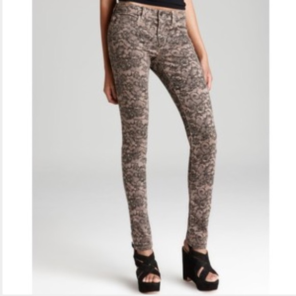 Joe's Jeans Denim - Joe's Jeans Lace Print Skinny