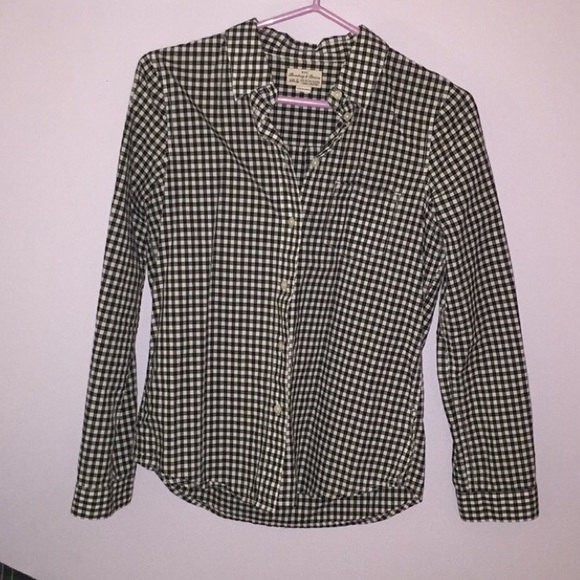 Checkered madewell button up - Picture 1 of 3