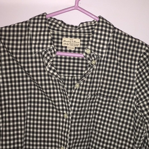 Checkered madewell button up - Picture 2 of 3