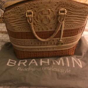 Brahmin dome satchel