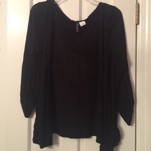 Black cardigan