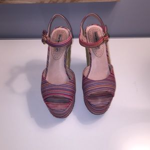 Charles David Platform Wedge Sandal