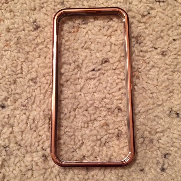 Rose gold iPhone bumper