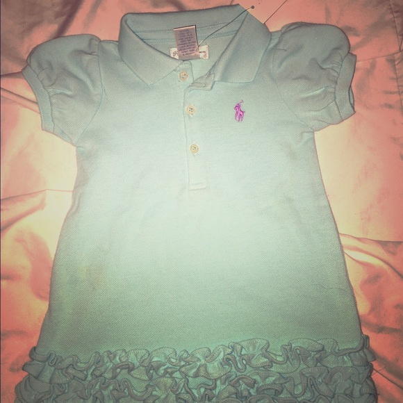Baby blue Ralph Lauren dress - Picture 1 of 4