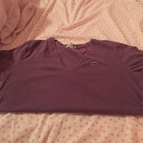 Purple Lacoste shirt! Size 44