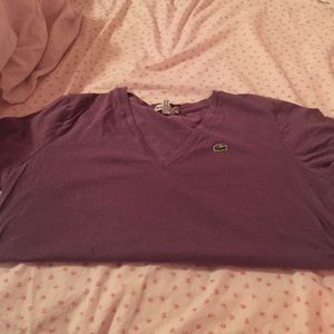 Purple Lacoste shirt! Size 44