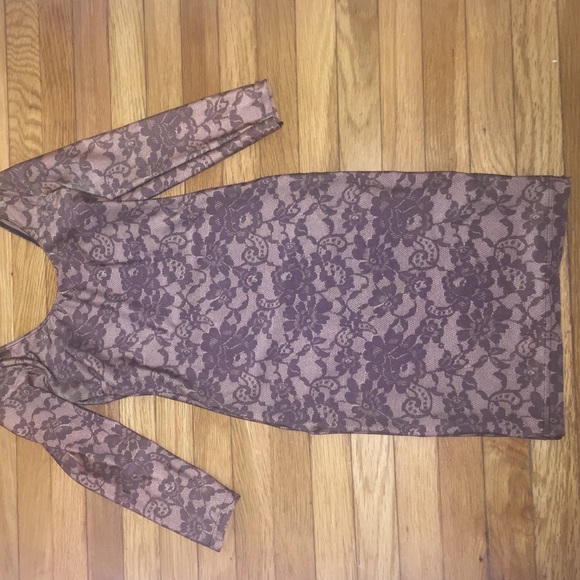 American apparel lace print dress